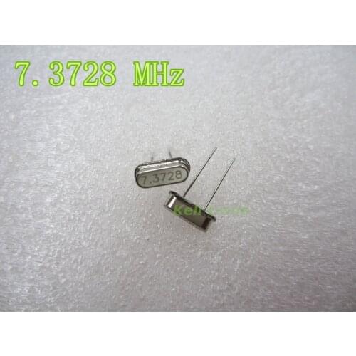 100 PCS/LOT 7.3728 M HC - 49 s passive crystals into the 7.3728 MHz crystal