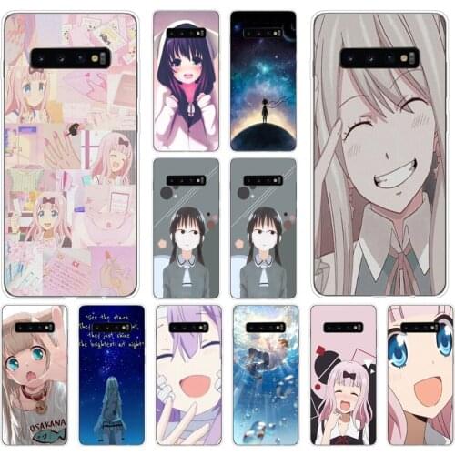 11AS Anime girl cartoon japan cute faces Soft Silicone Tpu Cover phone Case for Samsung Galaxy S10 S20 Plus case