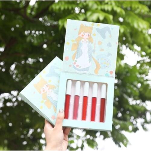 3/5pcs/Set Matte Velvet Lip Gloss Liquid Lipsticks Waterproof Lasting Not EasyTo Fade Lips Makeup Sexy Lip Glaze Cosmetic TSLM1