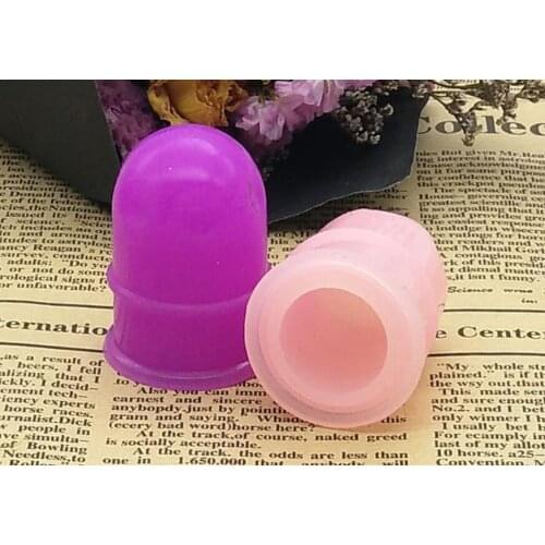 3 pcs pink/green/purple child body massage silicone cupping device scraping suction cans