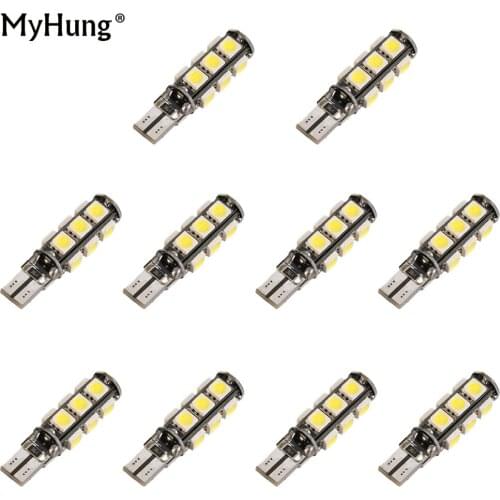 Car LED Light T10 LED 13SMD 5050 LEDs T10 13SMD Car Lights Car Lamp Source Parking 12V Car-Styling Auto Accessories