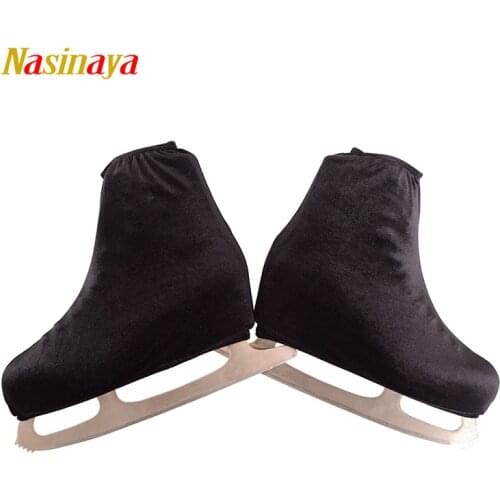 24 Colors Child Adult Velvet Ice Skating Figure Skating Shoes Cover Blade Cover Solid Rollar Skate Shoes Accessories Athletic