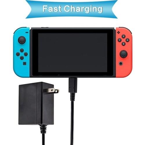 EU/US Plug AC Adapter Type C Fast Charger for nintendo- Switch Cellphone Tablet L4MD