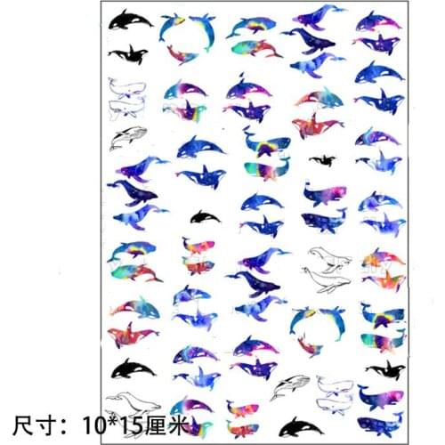 GLADZGT 3pcs/lot Gradient color dolphin transparent material epoxy mold makeing jewelry filling for DIY jewelry