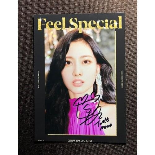 Hand signed TWICE MOMO autographed photo FEEL SPECIAL 5*7 092019N1