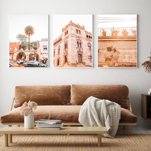 Mexico City Canvas Poster Architecture Landscape Boho Print Wall Art Painting Nordic Decorative Picture Modern Home Decoration