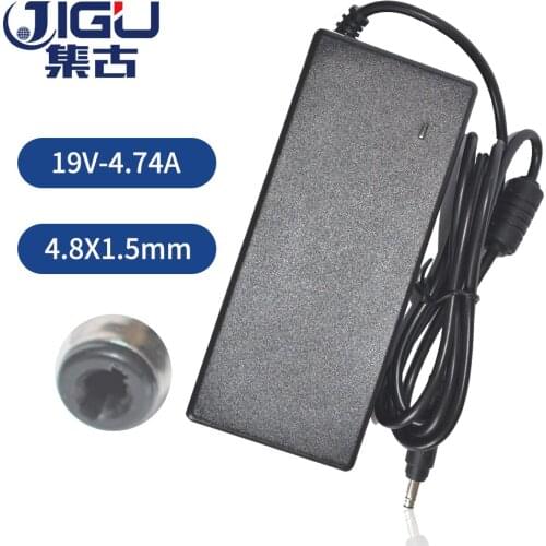 JIGU 19V 4.74A 90W Bullet Replacement AC Charger Power Adapter For HP Laptop Input 100-240V free shipping