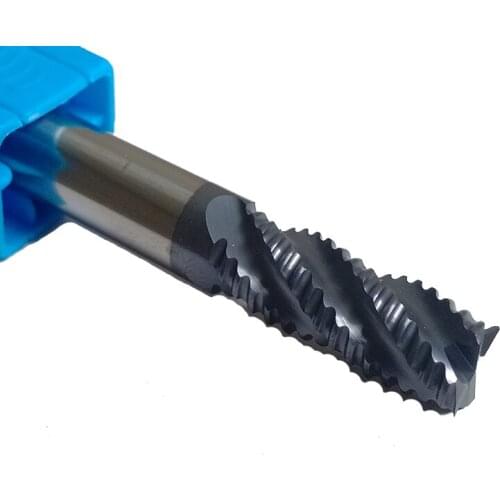 3pcs 3 Flutes 6mm D6*25*D6*75-HRC55 Roughing end mills Spiral Bit Milling Tools CNC Router bits