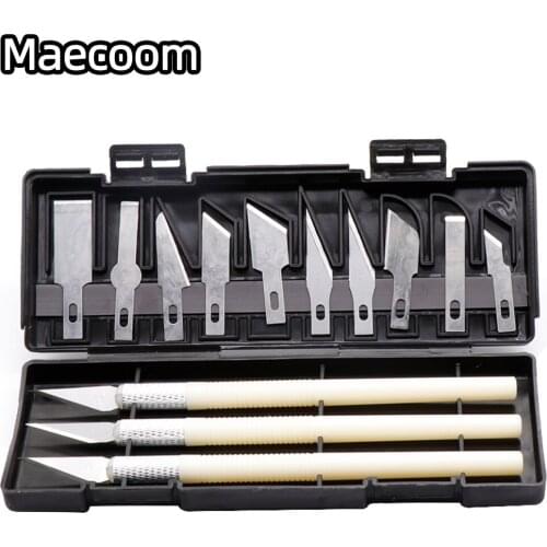 13pcs/ Set 3D Printer engraving Blades knife for model Cutter &Material Removal &Clean-up Tool parts