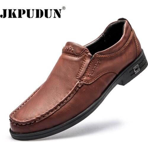 Genuine Leather Men Casual Shoes Luxury Brand Slip on Business Men Loafer Moccasins Italian Black Male Comfortable Driving Shoes