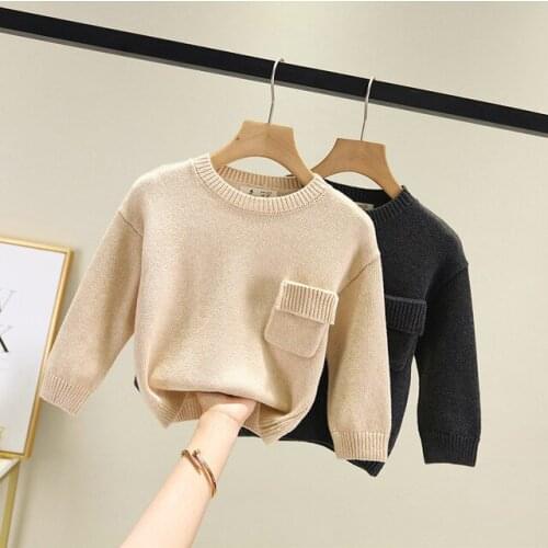 1 2 3 4 5 Years Toddler Boys Sweaters Fashion Korean Knit Sweater for Boys Kids Clothing Children Baby Pullover Spring Autumn