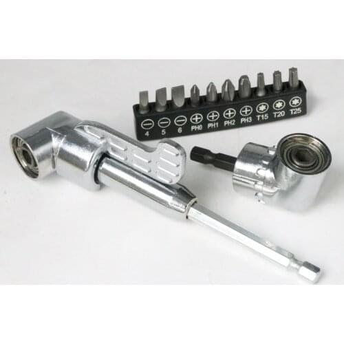 Hex Bit 105 Degree Angle Screwdriver Socket Holder Adapter Adjustable Bits Drill Bit Angle Screw Driver Tool Socket