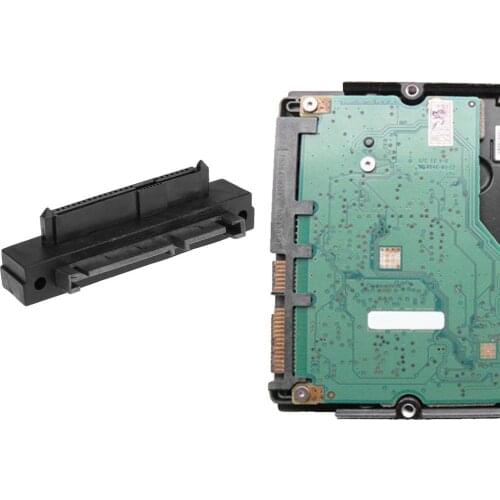 22Pin SATA Male to 22Pin SAS Female Port Extension Converter Adapter 90 Degree Angle SAS Hard Disk Drive SATA HDD to SAS port