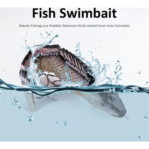 Fishing Bait Lure Tackle Accessories Electronic Robotic Fishing Lure Wobbler 4 Segments Smart Auto Swimming Fish Bait