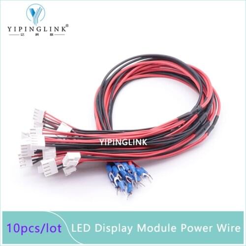 LED display module power wire cable VH4 standard 2.5sqm pure copper 60cm 80cm 1 divided into 2 cables for two LED modules