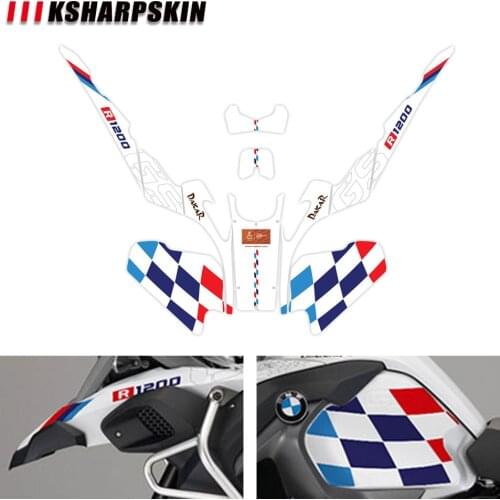 New sale Motorcycle protection body stickers reflective waterproof sticker decals kit For BMW R1200GS ADV 2013-2018 r1200 gsa