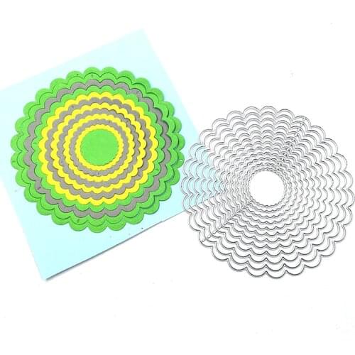 Julyarts 120*120MM Metal Dies for Card Making New for 2021 Die Cuts Scrapbooking Decorative Embossing Photo Album Decor