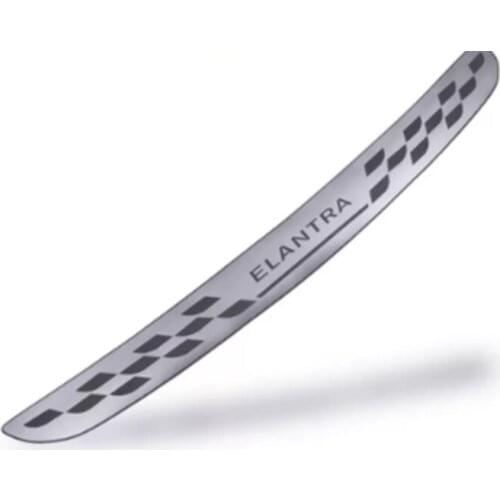 High quality stainless steel rear windowsill panel,Rear bumper Protector Sill For Hyundai Elantra 2012--2018 Car-styling