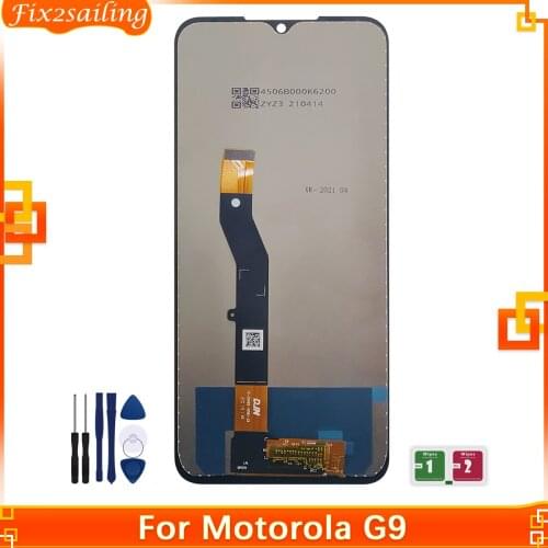6.5" AAA+++ LCD For Motorola Moto G9 Display Touch Screen Digitizer Assembly Repair Screen For moto G9 LCD + Tools 100% Tested