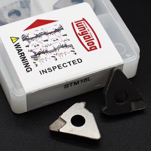 10PCS STM16L Thread Knife Pad CNC Lathe Accessories Carbide Insert Shim For Thread Turning Tool