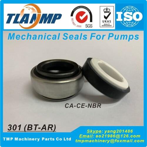 301-60 (BT-AR-60) Rubber Bellow TLANMP Mechanical Seals (Material:Carbon/Ceramic/NBR)|Equivalent to Burgmann BT-AR Seals