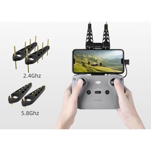 2Pcs Yagi 5.8Ghz/2.4Ghz Yagi Antenna Drone Remote Controller Signal Booster Soft Silicone For Dij Air 2S/Mavic Air 2/Mini 2
