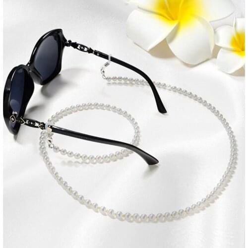 1PC Women Fashion Pearls Sunglasses Chains Beaded Eyeglasses Chains Sunglasses Holder Necklace Eyewear Retainer Accessories
