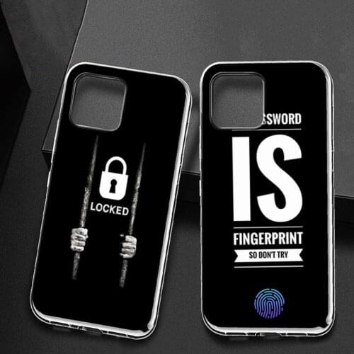 Lock Screen Aesthetic Phone Case for iPhone 11 12 pro XS MAX 12 12Mini 8 7 6 6S Plus X SE 2020 XR phone case