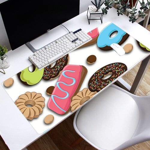 Sell Well Lovely Food 3D Large Size Mouse Pad Gaming Rubber Mouse Pad PC Office Decoration Home Table Mat 90*40cm