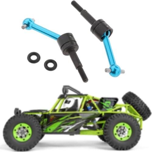 2 PCS Metal RC Car Drive Shaft CVD Parts Set Fit for TT-01 TT-02 1:10 Scale On-Road RC Car Hobby Model Upgrade Accessory