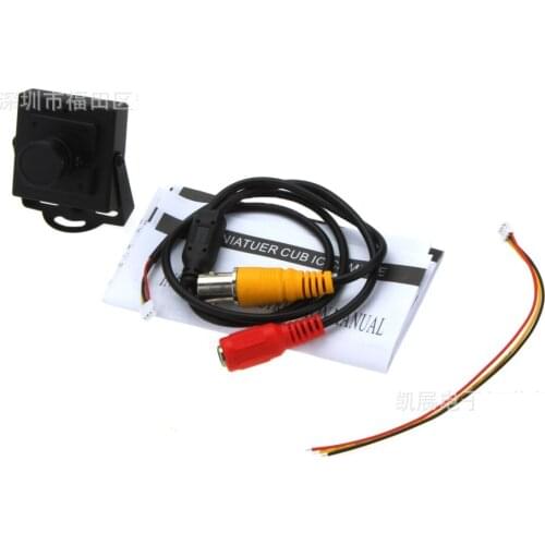 Mini HD 700TVL CMOS CCTV Security FPV Box Body Color Camera 3.6mm MTV Lens OSD