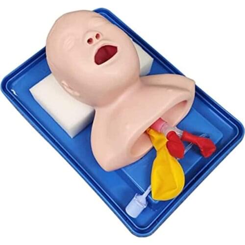 Neonatal Tracheal Intubation Model Analog Double Lung And Stomach Expansion Model Child Tracheal Intubation Training Model