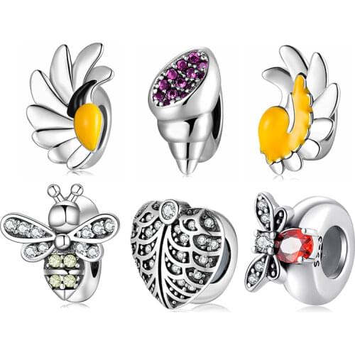 Authentic 925 Sterling Silver Cute footprints Silicone Stopper Beads Spacer Fit europeu Charm Bracelet bangles Original Jewelry