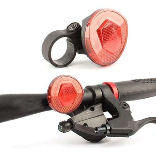Mountain Bike Handlebar Reflector Bicycle Front Rear Warning Riding Light Night Riding Safety Lens Cycling Accessories