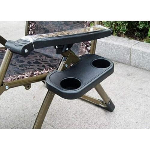 Portable Camping Picnic Side Table Outdoor Beach Garden Fishing Clip-on Chair Sofa Side Table Cup Holder Utility Tray