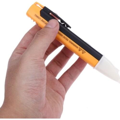 1pcs electric indicator 90-1000V wall socket AC voltage socket detector tester pen LED light household electric detector