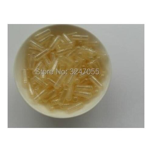 1000pcs/lot Clear Empty Gelatin Capsule Shells, Size 1# Powder Storage Bottle, High Quality Medicine Powder Packing Containers