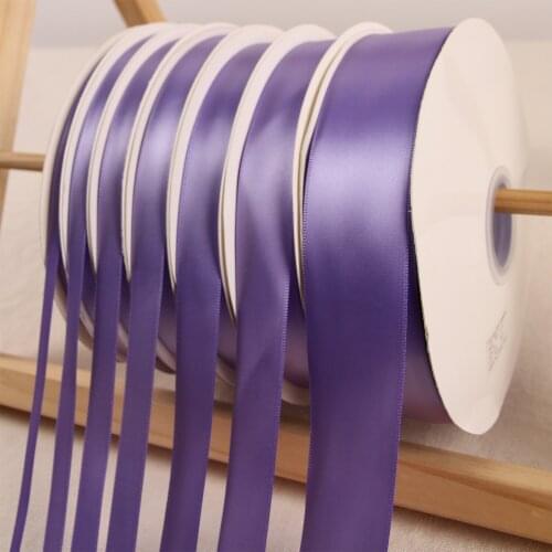 8mm-38mm100 Yard Single Face Ruban Satin Ribbon Webbing Decoration Gift Christmas Silk Ribbons Chrismas
