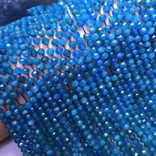 AAA LOOSE BEADS green Peridot/Apatite pumpkin 3*4mm Wholesale for DIY jewelry necklace 36cm