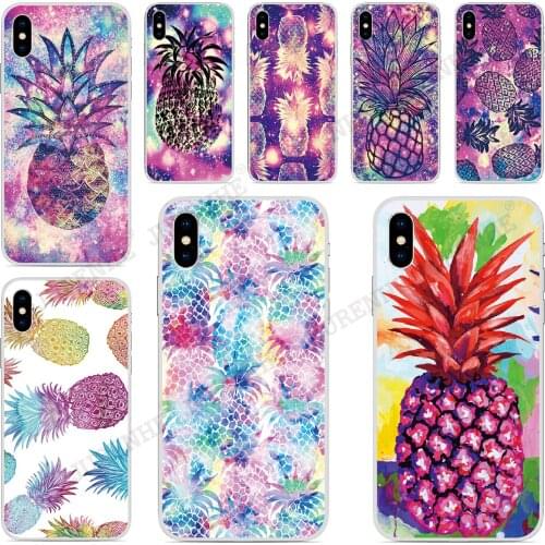Silicone Pineapples Fruit Cover For Ulefone Note 9P 8P 7P Armor X7 X3 7 6 6E Power 6 OnePlus 8T Z 8 Nord N100 N10 5G Phone Case