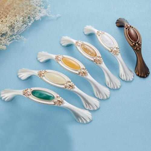 Cat Claw Antique Gold and Silver Handle Vintage Cupboard Door Drawer Handle Kitchen Cabinet Handles Crystal Knobs and Handles