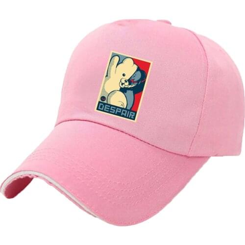 Danganronpa Baseball Cap Japanese Game Cosplay Cute Print Solid Sun Proof Unshade Adjustable Sports Casual Men Women Beret 2021