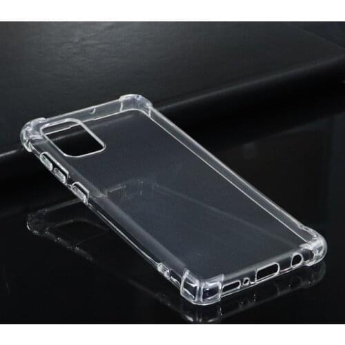 For Samsung Galaxy A71 4G / 5G Shockproof HD Clear Transparent Silicone TPU Soft Phone Back Case Cover Coque Funda