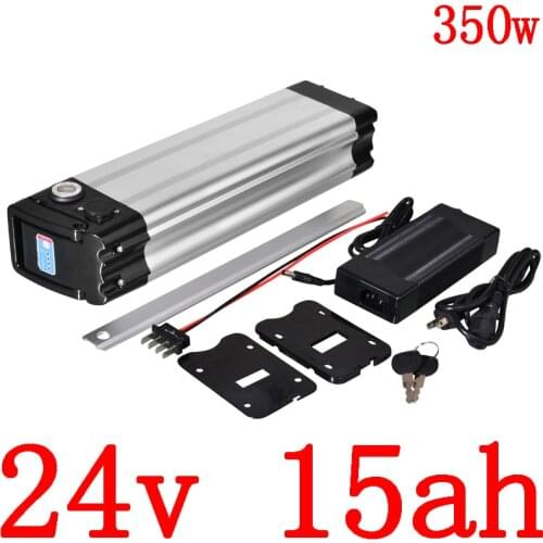 Free Customs Tax 24V battery pack 24V 10AH 13AH 15AH 20AH Electric Bicycle Battery 24v 15ah Lithium ion Battery with 2A charger