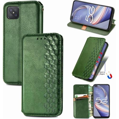 Reno 5 Lite 4Lite Leather Wallet Flip Case for Oppo Reno 4 Z 5G Retro Magnet Card Book Cover Reno4 SE Shell Reno 4 F 5F 5 Z Case