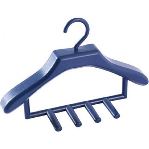 Creative Mini Hanger Shape Wall-mounted Bathroom Toothbrush Holder Storage Rack