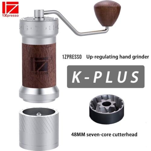 1Zpresso kplus Manual Coffee Grinder Aluminum Burr Grinder Stainless Steel Adjustable Coffee Bean Mill Mini Bean Milling 40g