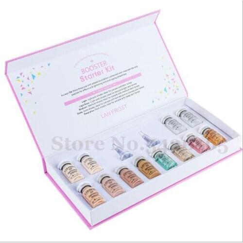 Mesowhite Serum Kit BB Cream Face Serum Whitening Gold Ampoule BB Facial Meso Starter Kit Foundation For Anti Aging New