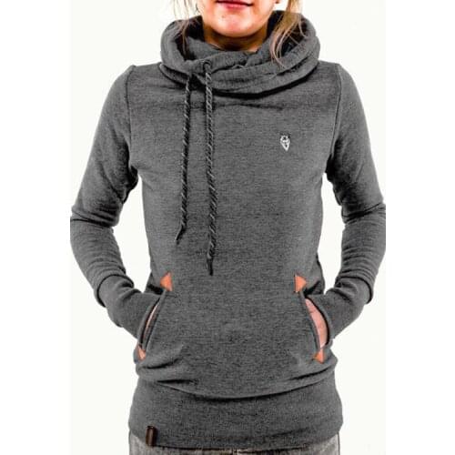 Autumn Winter Warm Women Sweatshirt Pockets Slim Long sleeve Hoodie Drawstring Harajuku Oversized Hoodies Moletom Feminino