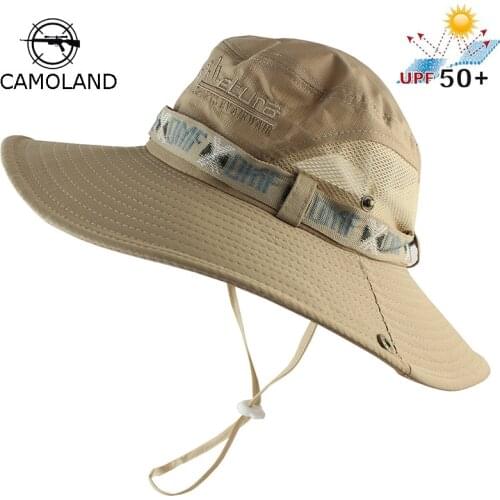 UPF 50+ Bucket Hat Summer Men Women Boonie Hat Outdoor UV Protection Long Wide Brim Panama Safari Hunting Hiking Fishing Sun Hat